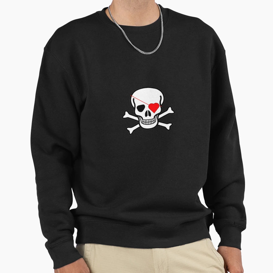 Omalley Pirate Flag Sweatshirt - Unique Graphic for Adults - T-Shirt, Sweatshirt, Hoodie