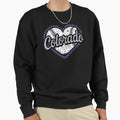 Funny Purple Heart Colorado Gift Sweatshirt - Streetwear Style Unisex - T-Shirt, Sweatshirt, Hoodie