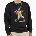 Baseball Player Drip Ice Cream Sweatshirt - Custom Art Print Men Women - T-Shirt, Sweatshirt, Hoodie