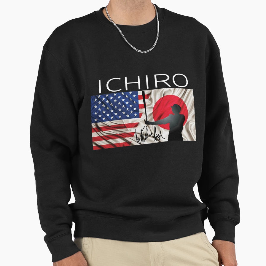 Ichiro Sweatshirt - Aesthetic Graphic for Adults - T-Shirt, Sweatshirt, Hoodie