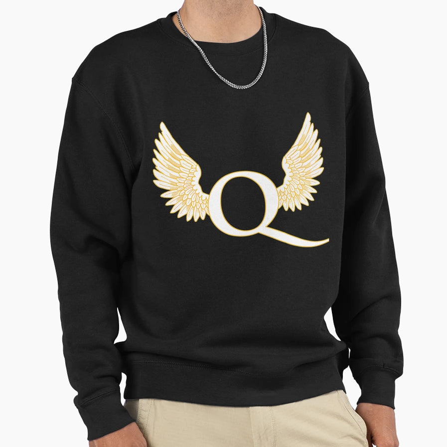 Q Angel Sweatshirt - Graphic Print Men Women - T-Shirt, Sweatshirt, Hoodie