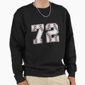 Baseball Number 72 Sweatshirt - Novelty Apparel Men Women - T-Shirt, Sweatshirt, Hoodie