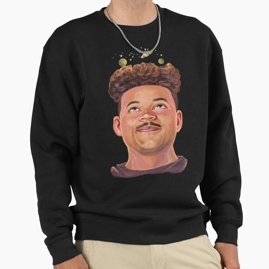 Happy Face Universe Your Hair Sweatshirt - Streetwear Style Men Women - T-Shirt, Sweatshirt, Hoodie