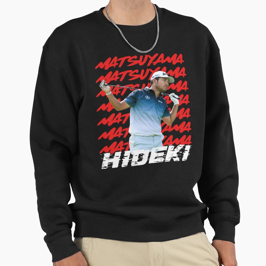 Hideki Matsuyama Sweatshirt - Unique Graphic Men Women - T-Shirt, Sweatshirt, Hoodie