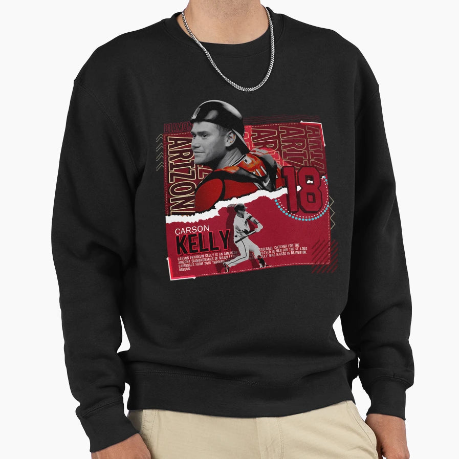 Carson Kelly Baseball Sweatshirt - Minimalist Print Men Women - T-Shirt, Sweatshirt, Hoodie