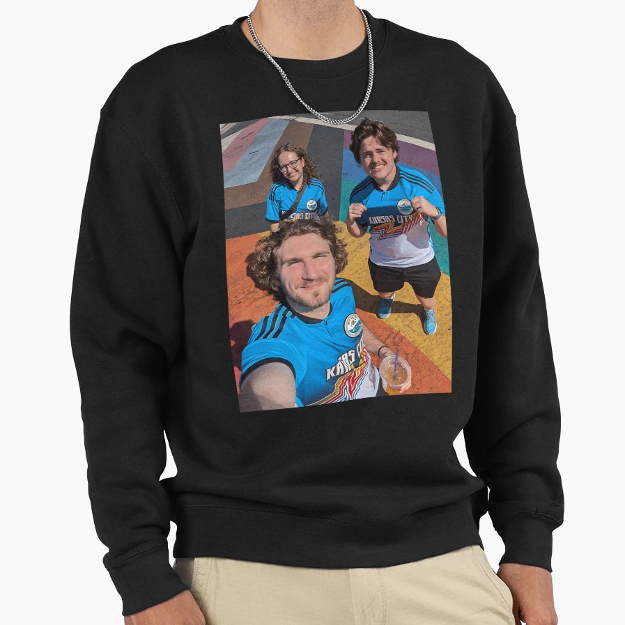 Rainbow Crossing Sweatshirt - Minimalist Print Men Women - T-Shirt, Sweatshirt, Hoodie