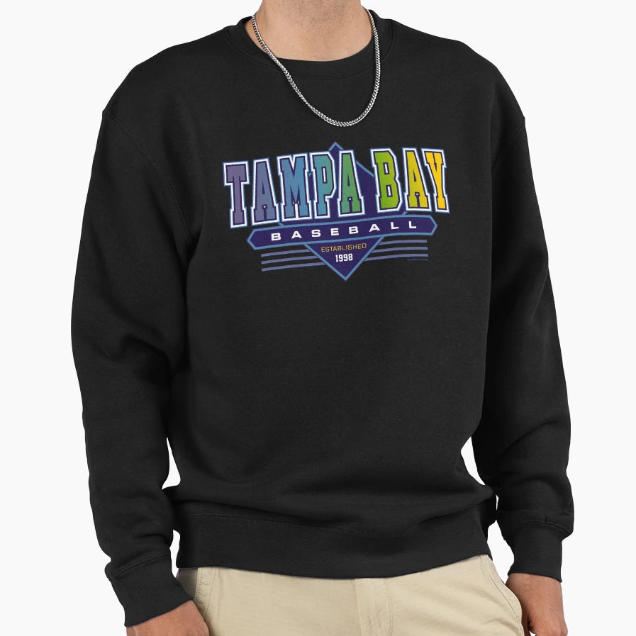 Tampa Bay Baseball Devil Rays Sweatshirt - Aesthetic Graphic Men Women - T-Shirt, Sweatshirt, Hoodie