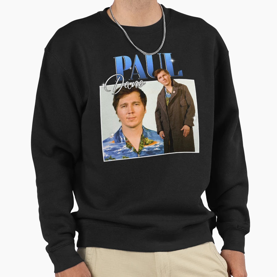 Paul Dano Oversized Sweatshirt - Casual Everyday Wear for Adults - T-Shirt, Sweatshirt, Hoodie