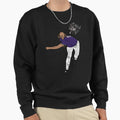 Randy Johnson Hits Bird Sweatshirt - Custom Art Print Unisex - T-Shirt, Sweatshirt, Hoodie