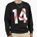 14 Baseball Fan Jersey Laces Sweatshirt - Streetwear Style Men Women - T-Shirt, Sweatshirt, Hoodie