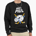 Mighty Pigs White Text Png Sweatshirt - Graphic Print Unisex - T-Shirt, Sweatshirt, Hoodie