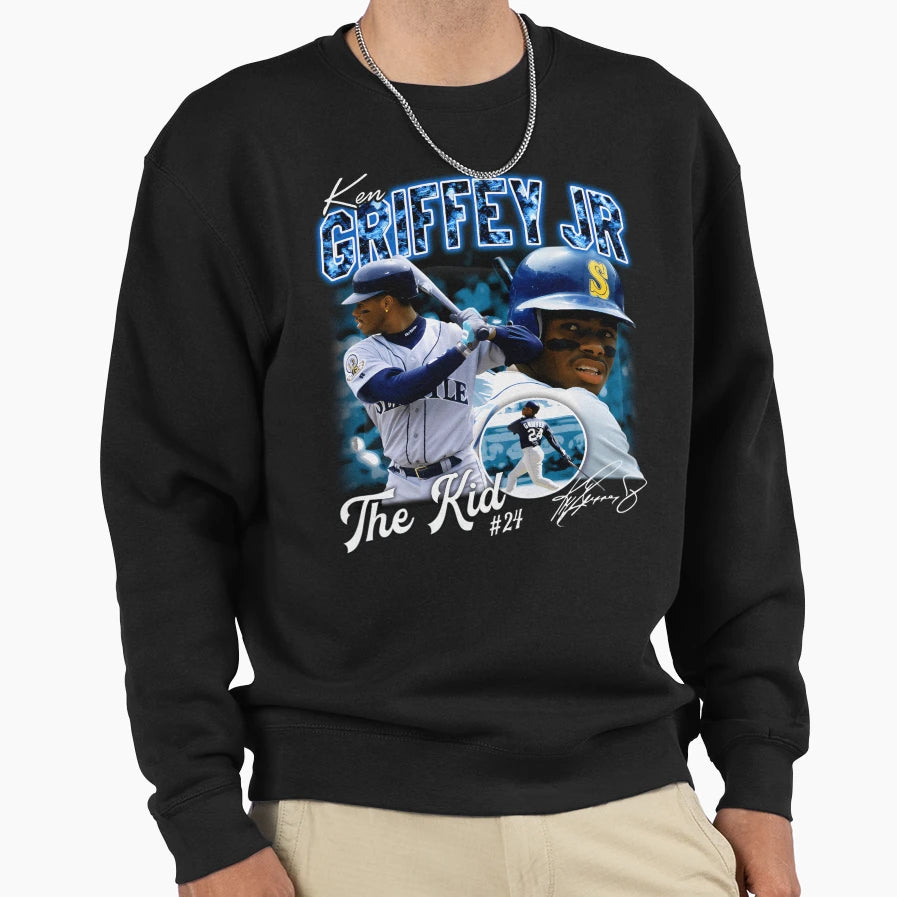 Ken Grifey Jr 24 Sweatshirt - Graphic Print Unisex - T-Shirt, Sweatshirt, Hoodie