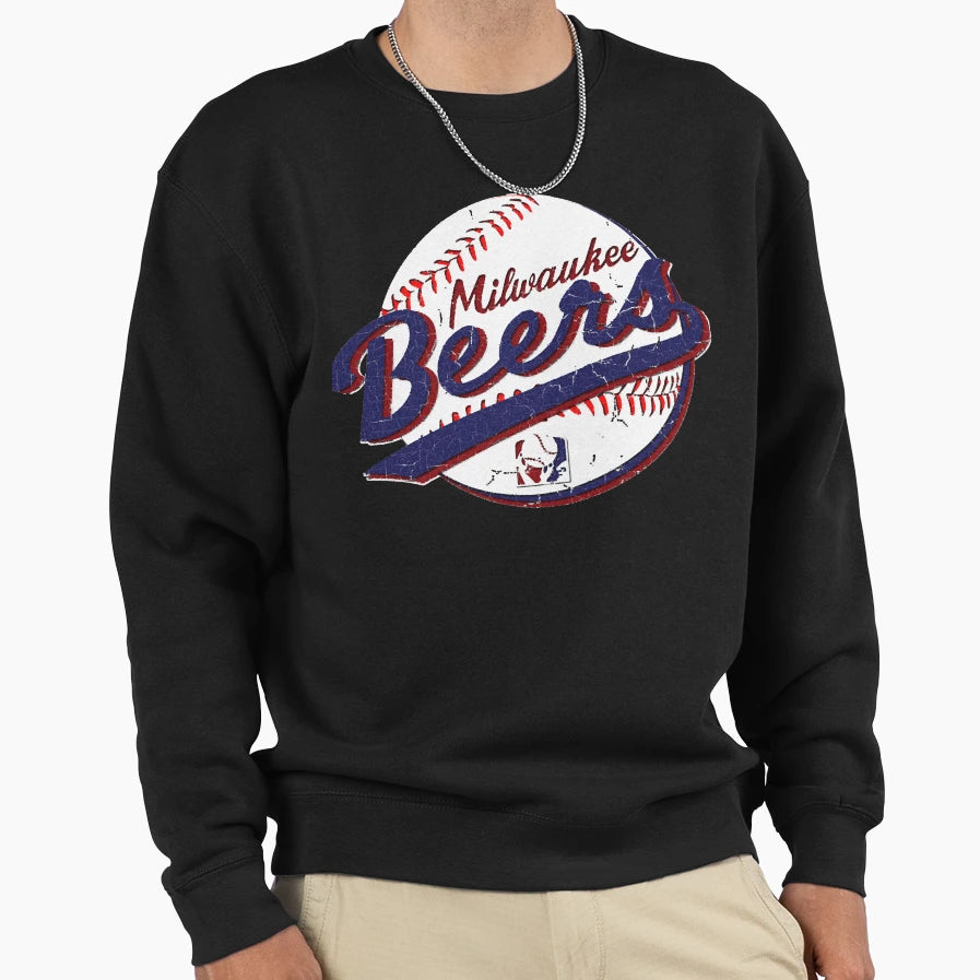 Milwaukee Beers Sweatshirt - Custom Art Print for Adults - T-Shirt, Sweatshirt, Hoodie