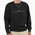 Heartbeat Nauru Sweatshirt - Minimalist Print for Adults - T-Shirt, Sweatshirt, Hoodie