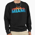 Miami City Skyline Landmark Sweatshirt - Aesthetic Graphic Men Women - T-Shirt, Sweatshirt, Hoodie