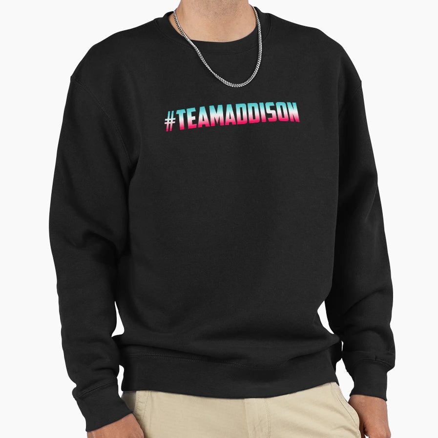 Tiktok Team Addison Rae Sweatshirt - Minimalist Print Unisex - T-Shirt, Sweatshirt, Hoodie