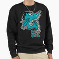 Teal Marlin Sweatshirt - Trendy Graphic for Adults - T-Shirt, Sweatshirt, Hoodie