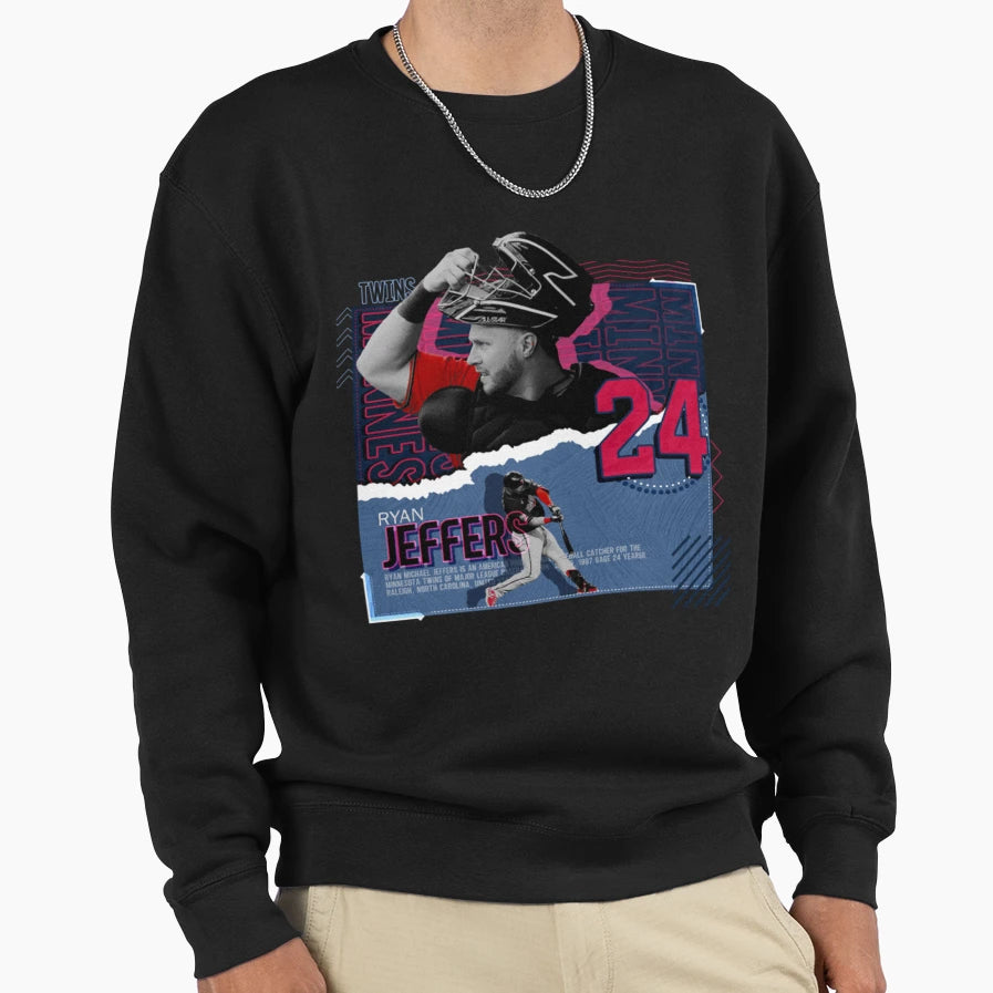 Ryan Jeffers Baseball Sweatshirt - Custom Art Print Unisex - T-Shirt, Sweatshirt, Hoodie