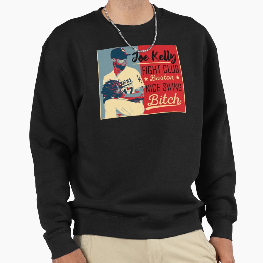 Joe Kelly Fight Club Boston Sweatshirt - Custom Art Print Unisex - T-Shirt, Sweatshirt, Hoodie
