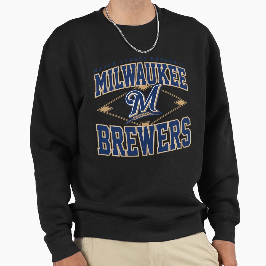 Milwaukee Brewers Sweatshirt - Unique Graphic for Adults - T-Shirt, Sweatshirt, Hoodie