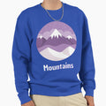 Mountains Night Sweatshirt - Unique Graphic Unisex - T-Shirt, Sweatshirt, Hoodie