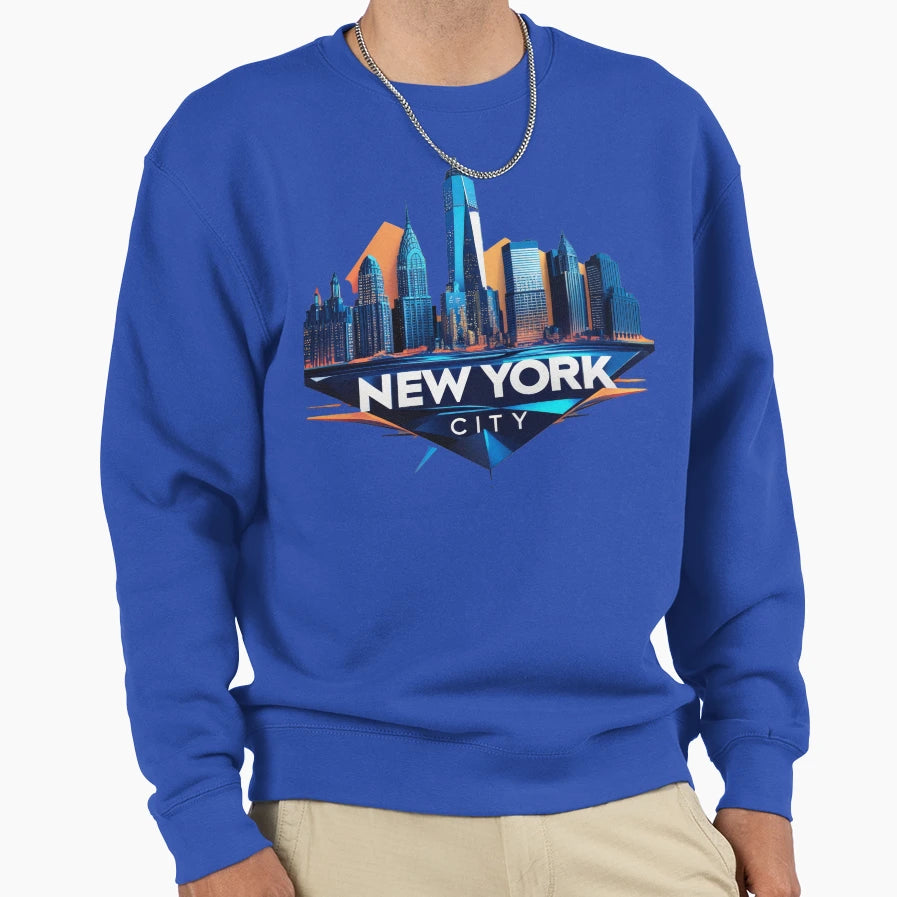 New York City Logo Sweatshirt - Casual Everyday Wear Men Women - T-Shirt, Sweatshirt, Hoodie