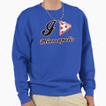 I Love Pizza Minneapolis Sweatshirt - Minimalist Print for Adults - T-Shirt, Sweatshirt, Hoodie