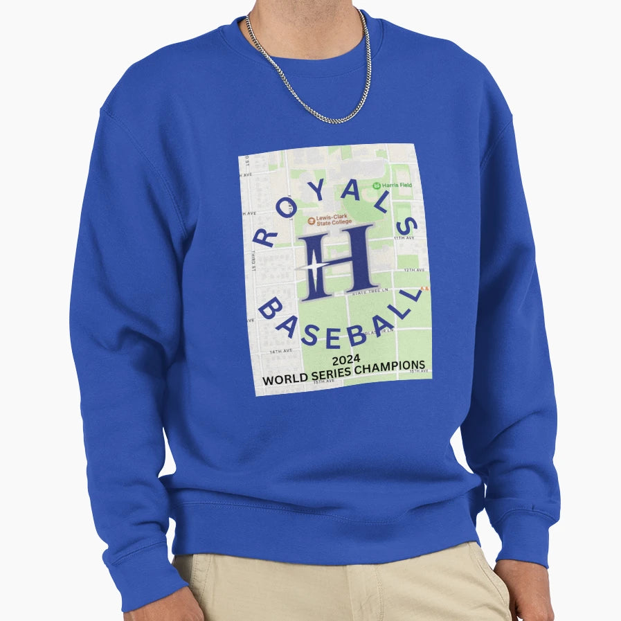 Hiu Baseball Sweatshirt - Graphic Print Men Women - T-Shirt, Sweatshirt, Hoodie