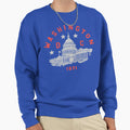 Washington Dc Capitol Building Sweatshirt - Custom Art Print for Adults - T-Shirt, Sweatshirt, Hoodie