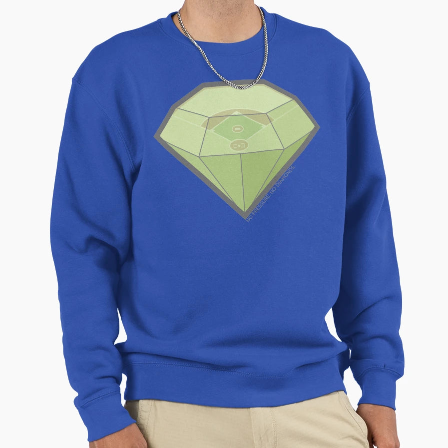 Baseball Diamond Sweatshirt - Custom Art Print Men Women - T-Shirt, Sweatshirt, Hoodie