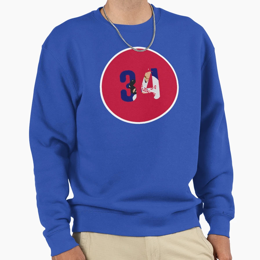 Roy Halladay 34 Sweatshirt - Custom Art Print Unisex - T-Shirt, Sweatshirt, Hoodie