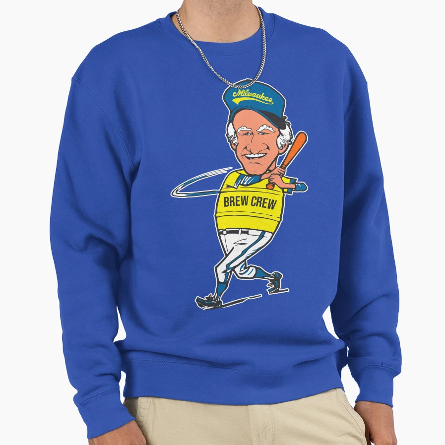 Brew Barrel Bob Sweatshirt - Minimalist Print Unisex - T-Shirt, Sweatshirt, Hoodie