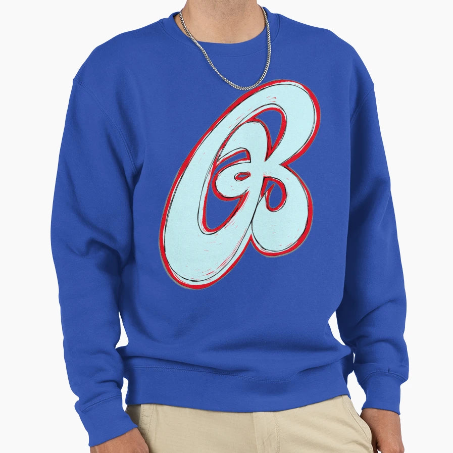 Budvar B Pop Logo Sweatshirt - Streetwear Style Unisex - T-Shirt, Sweatshirt, Hoodie