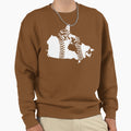 Canada Baseball Red Sweatshirt - Custom Art Print Men Women - T-Shirt, Sweatshirt, Hoodie