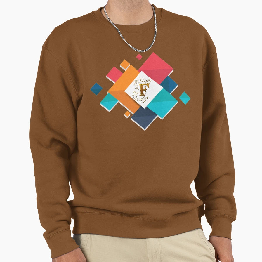 Letter F Sweatshirt - Aesthetic Graphic Unisex - T-Shirt, Sweatshirt, Hoodie