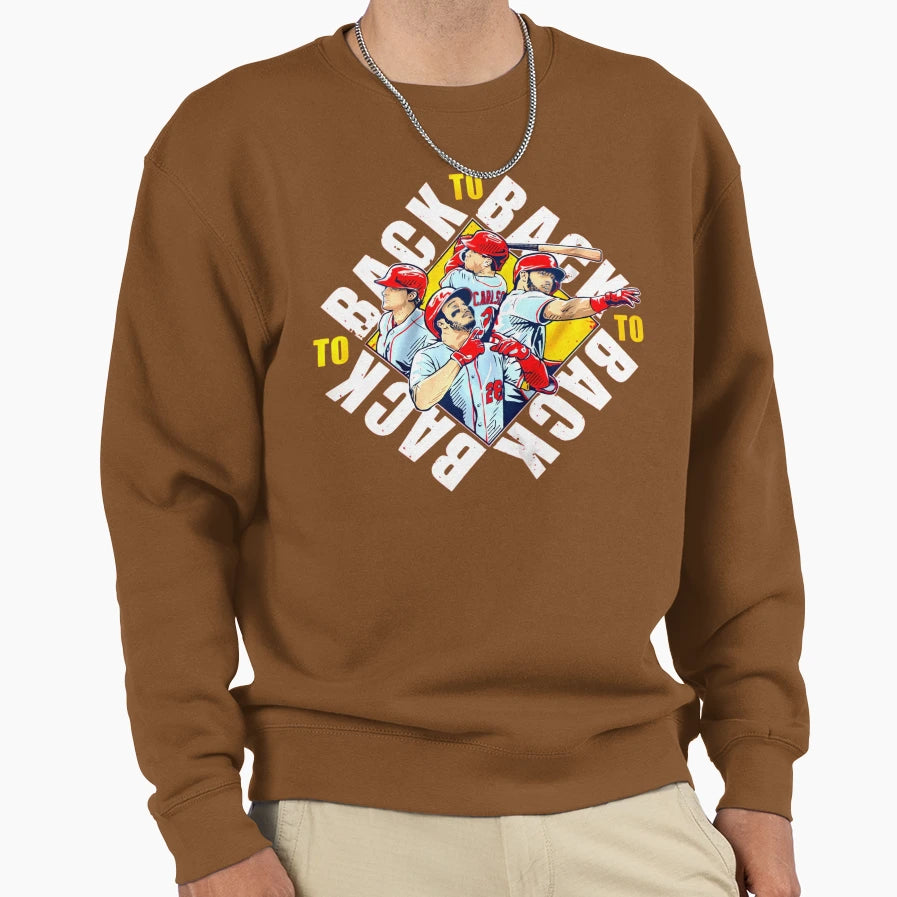 Back To Back To Back Sweatshirt - Streetwear Style Unisex - T-Shirt, Sweatshirt, Hoodie