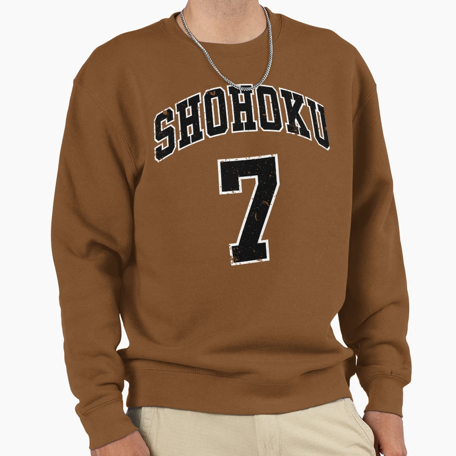 7 Shohoku Basketball Dunk Manga T-Shirt - Casual Everyday Wear for Adults - T-Shirt, Sweatshirt, Hoodie