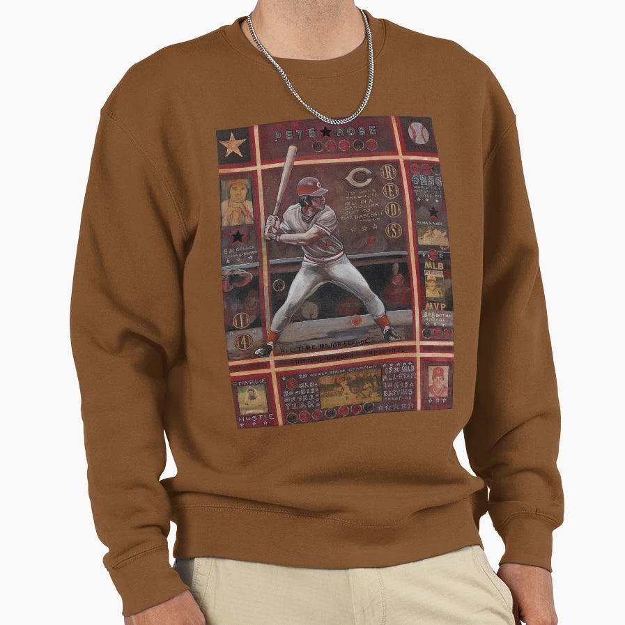 Pete Rose Sweatshirt - Casual Everyday Wear Men Women - T-Shirt, Sweatshirt, Hoodie