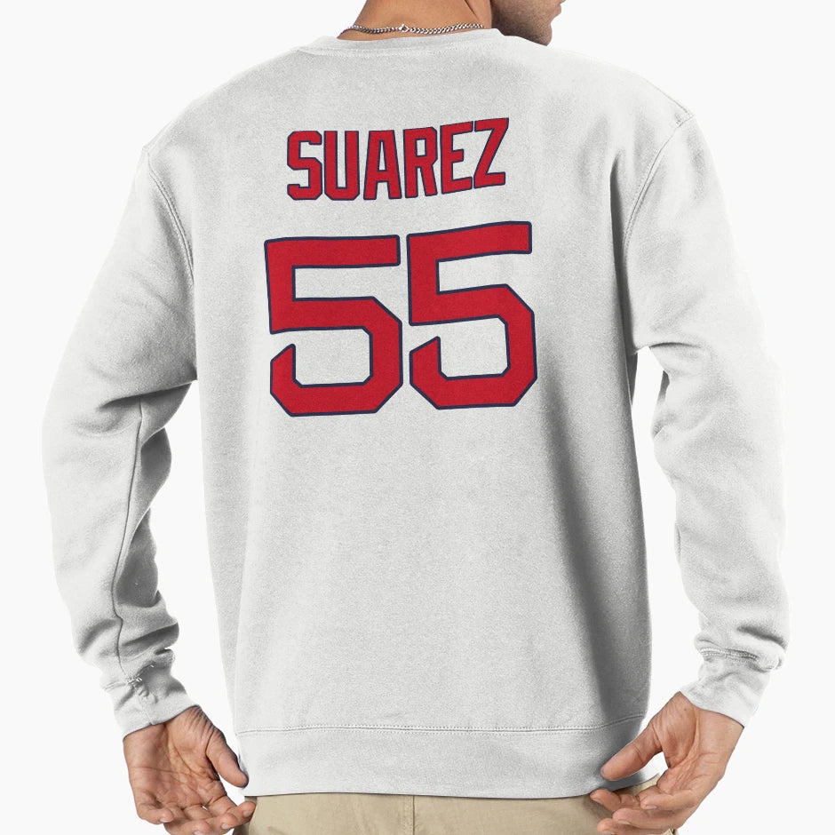 Ranger Suarez 55 Red Sox Sweatshirt - Streetwear Style for Adults - T-Shirt, Sweatshirt, Hoodie
