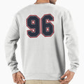 96 Navy Grey Red Sports Number Sweatshirt - Fun Novelty Design Unisex - T-Shirt, Sweatshirt, Hoodie