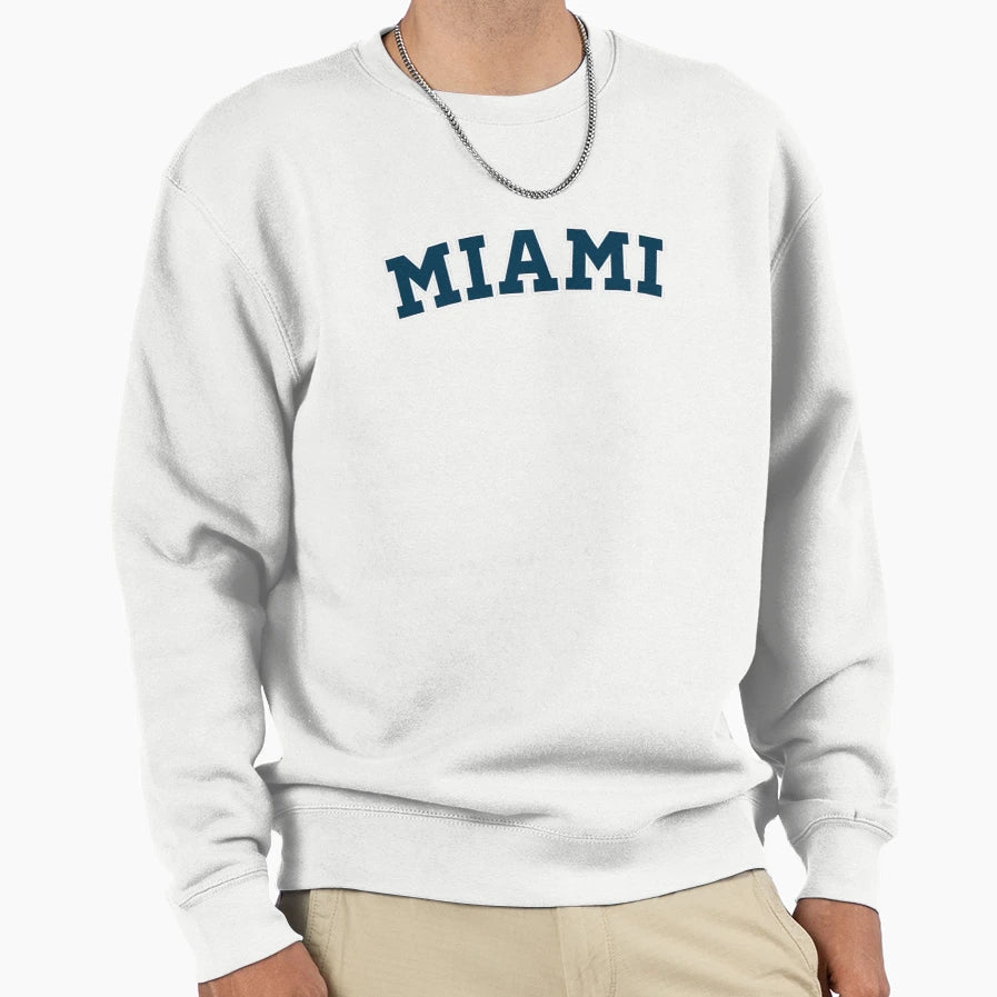 Miami Sweatshirt - Aesthetic Graphic for Adults - T-Shirt, Sweatshirt, Hoodie