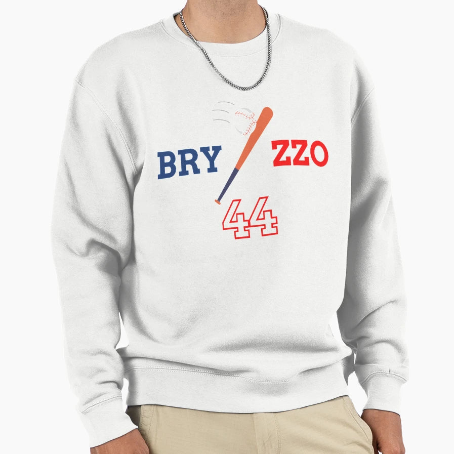 Bryzzo 44 Baseball Bat And T-Shirt - Trendy Graphic for Adults - T-Shirt, Sweatshirt, Hoodie