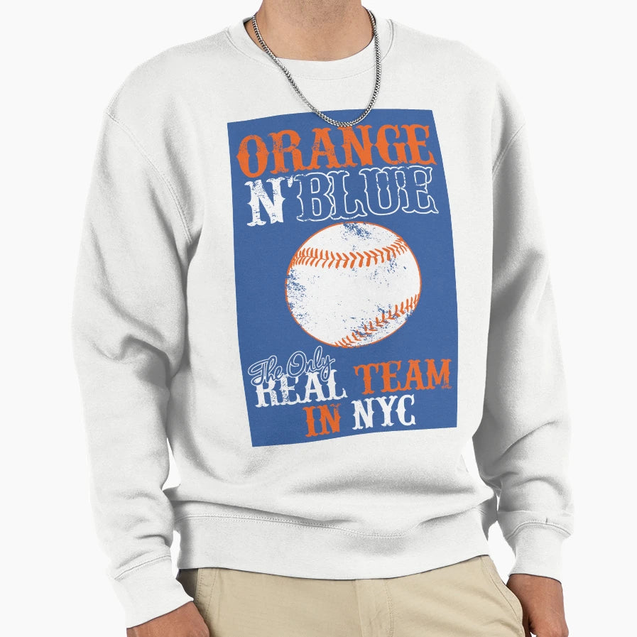Orange And Blue Sweatshirt - Novelty Apparel Unisex - T-Shirt, Sweatshirt, Hoodie