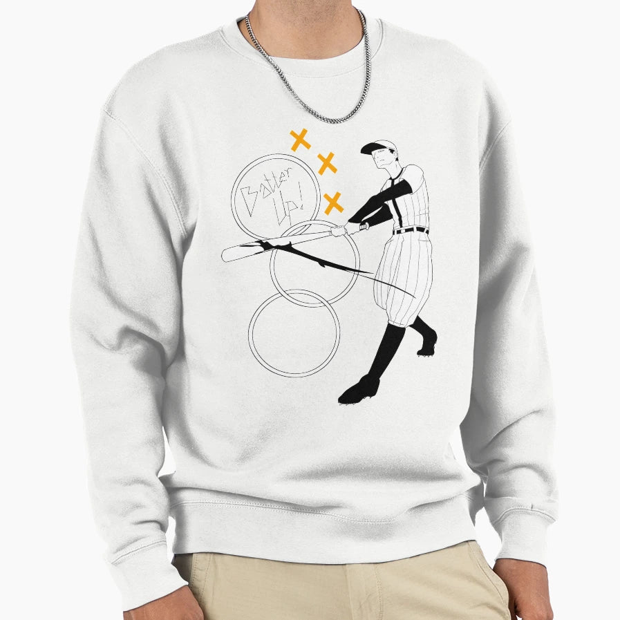Batter Up Off Sweatshirt - Trendy Graphic for Adults - T-Shirt, Sweatshirt, Hoodie