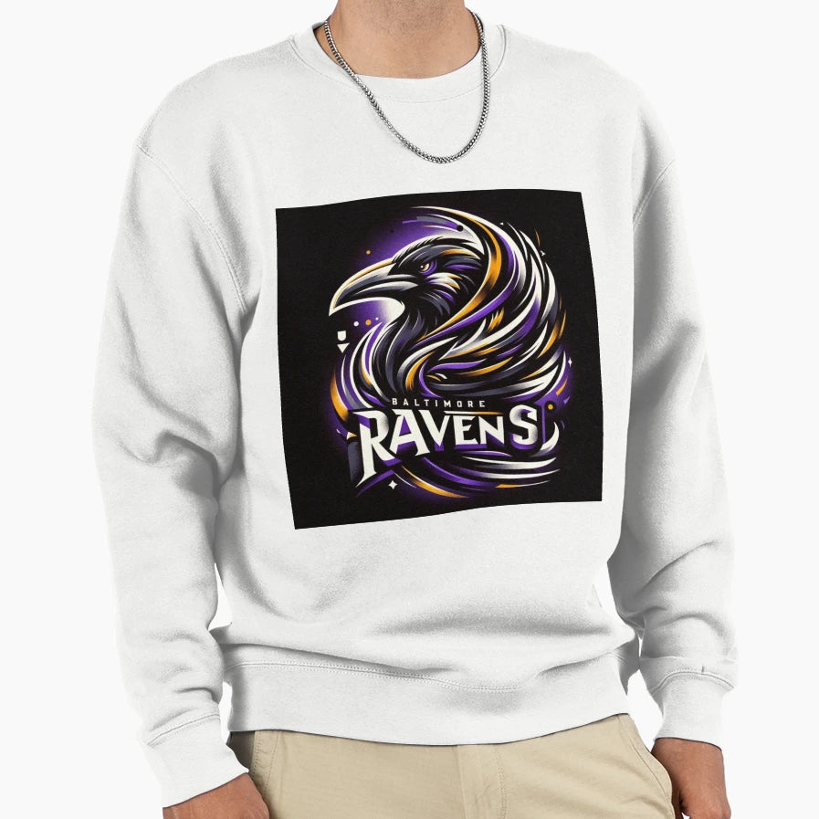 Ravens Football Sweatshirt - Fun Novelty Design Unisex - T-Shirt, Sweatshirt, Hoodie
