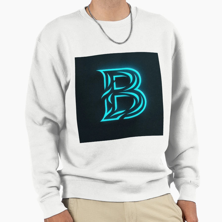B Logo Sweatshirt - Minimalist Print Men Women - T-Shirt, Sweatshirt, Hoodie