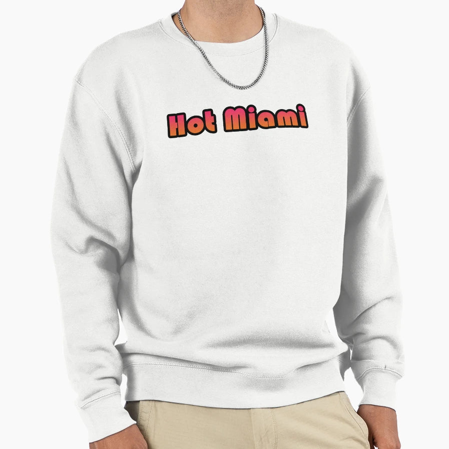 Hot Miami 1 2 Sweatshirt - Minimalist Print Men Women - T-Shirt, Sweatshirt, Hoodie