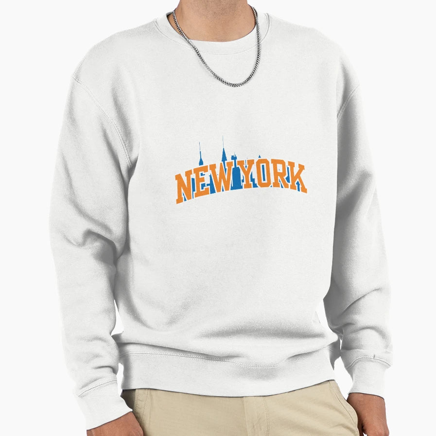 New York Skyline Sweatshirt - Novelty Apparel for Adults - T-Shirt, Sweatshirt, Hoodie
