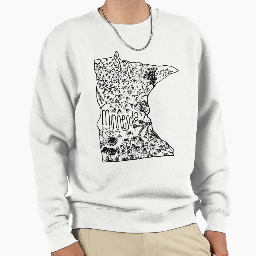 Minnesota Sweatshirt - Graphic Print Men Women - T-Shirt, Sweatshirt, Hoodie