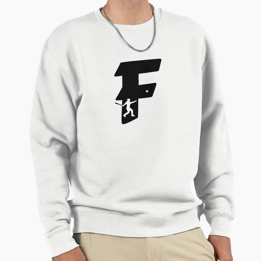 Personalized Baseball Initial F Sweatshirt - Custom Art Print for Adults - T-Shirt, Sweatshirt, Hoodie